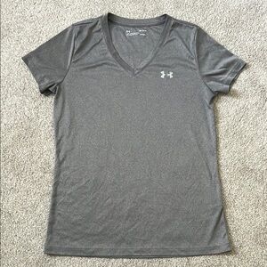 Under Armour Women's Gray V-Neck Top